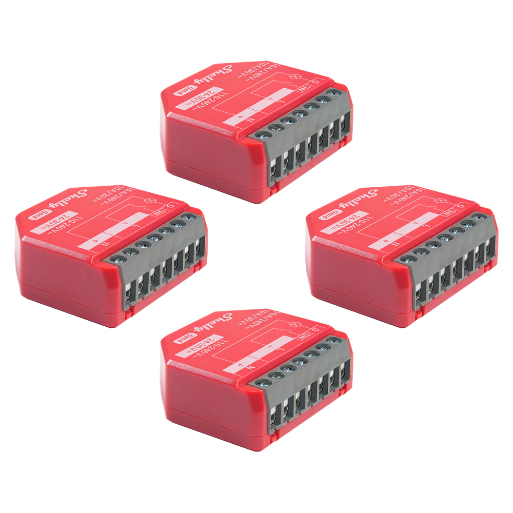 Shelly 1PM Gen4 4-pack