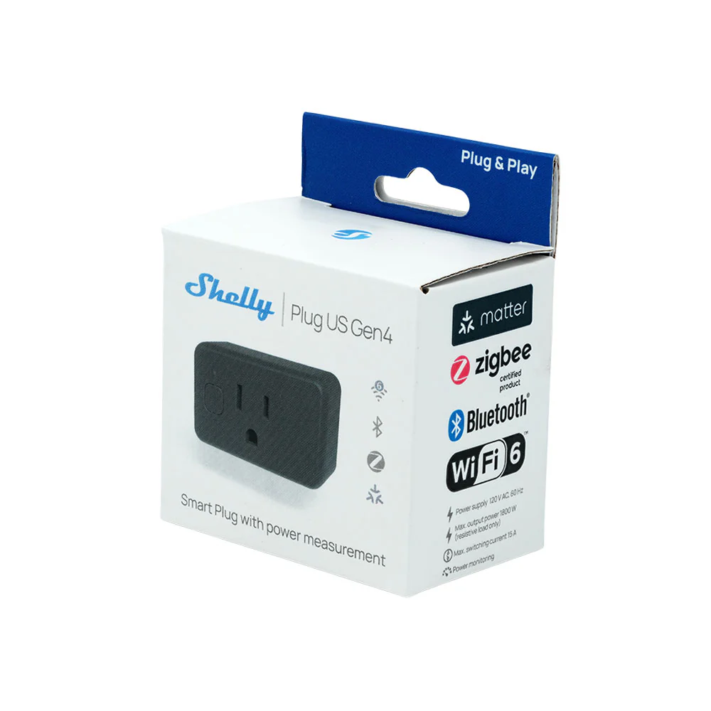 Shelly Plug US Gen4 Black - 4-pack - Image 13