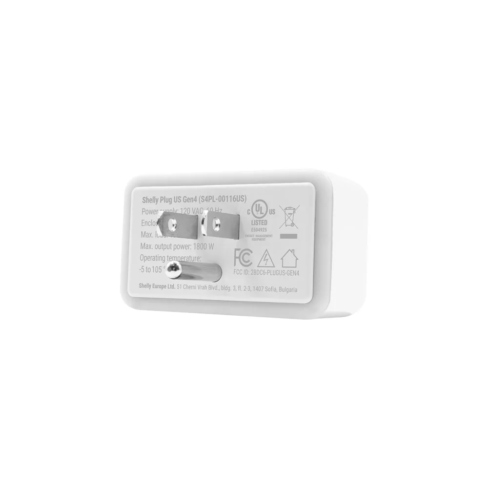Shelly Plug US Gen4 White 4-pack - Image 5